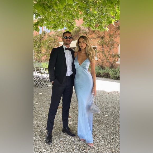 NWT Bec & Bridge Lorelai V Maxi Dress in Tropez Blue size US 4 - Picture 12 of 14